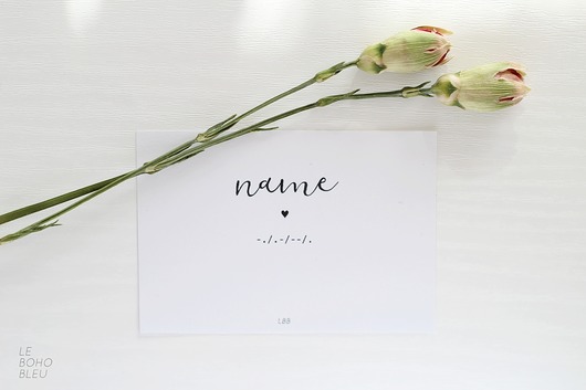 'NAME - DOWOLNE IMIĘ' Morse Code Necklace Le Boho Bleu