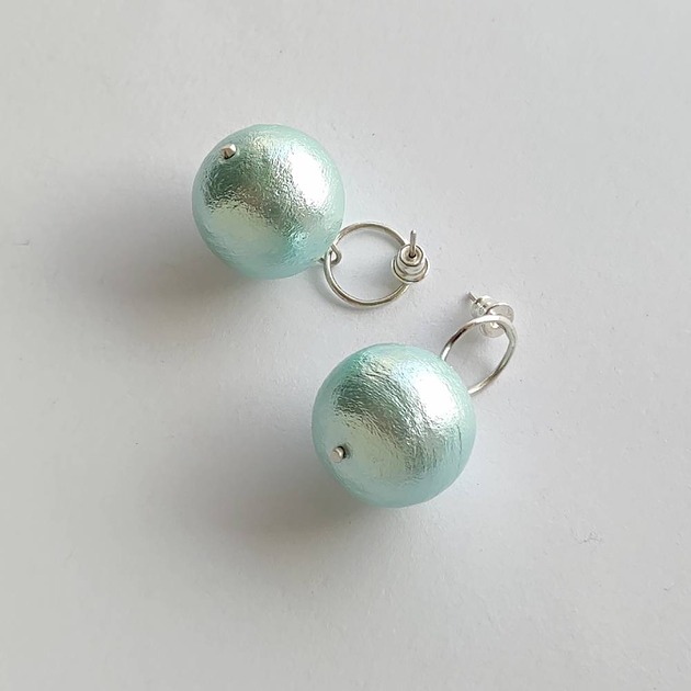 kolczyki z kamieniami Kolczyki OKRĄG