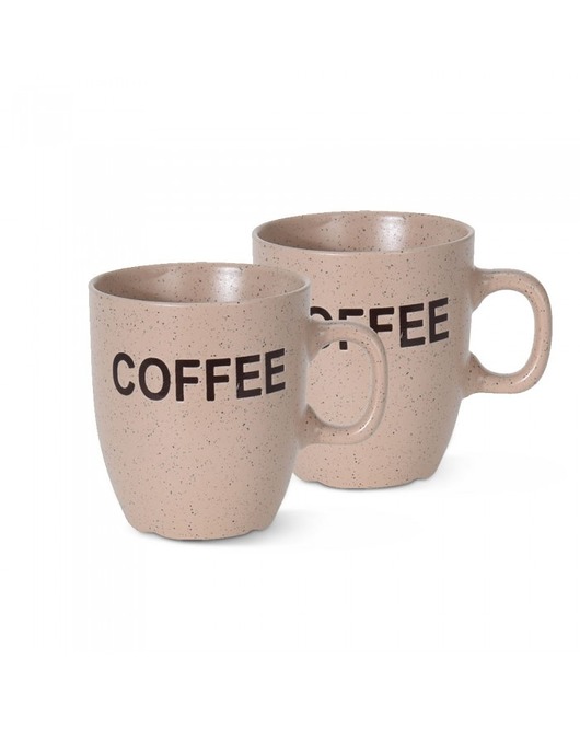 Kubek Kamionka 2 Szt. Coffee beżowy MIA home