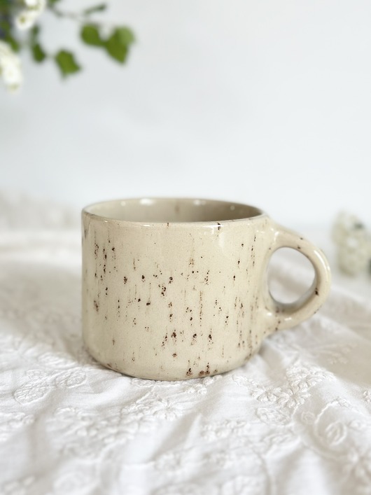 filiżanki Ceramiczna filiżanka, kubek - piaskowy beż