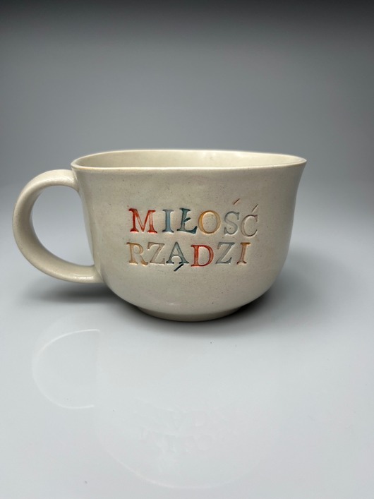 kubki Kubek ręcznie lepiony 400ml