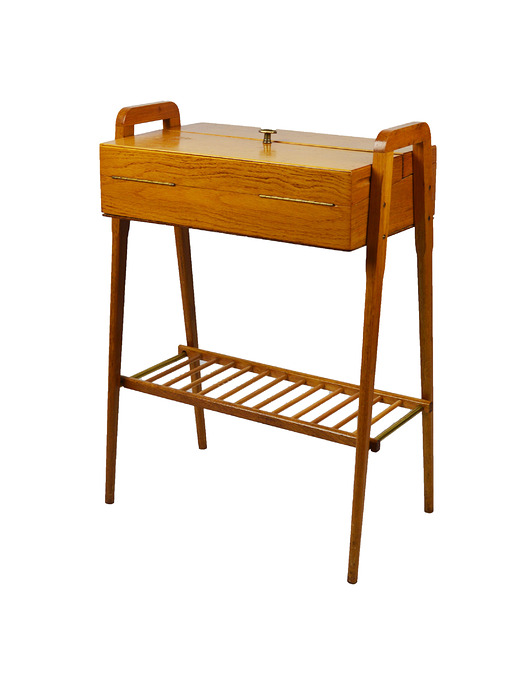 organizery Drewniany niciak, lata 70