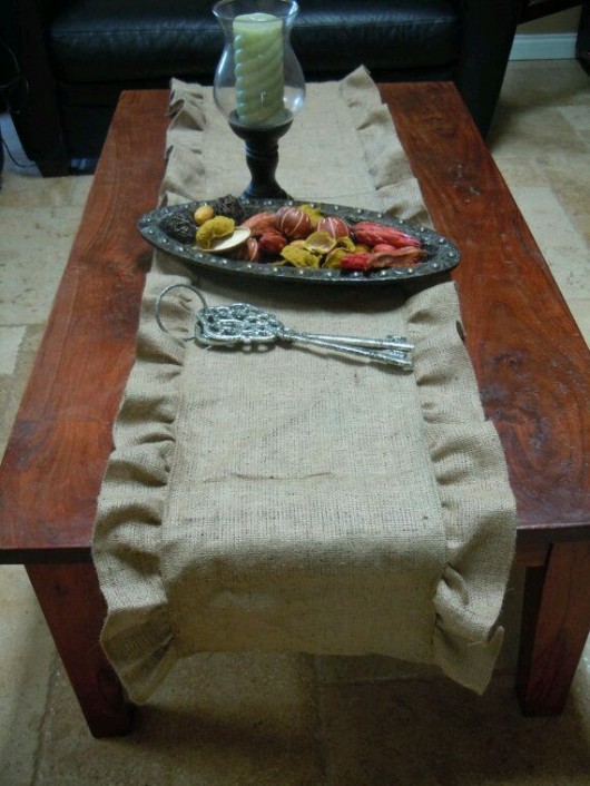 BIEŻNIK -natural burlap- dorota woytasiewicz