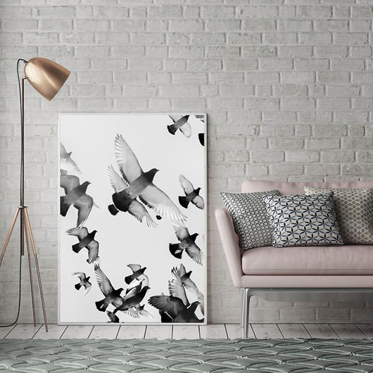 Plakat Birds 50x70 cm Milo Mi