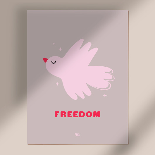 plakaty Plakat FREEDOM 30x40cm