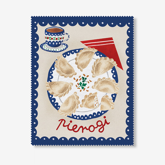 etui na okulary Ściereczka do okularów Pierogi