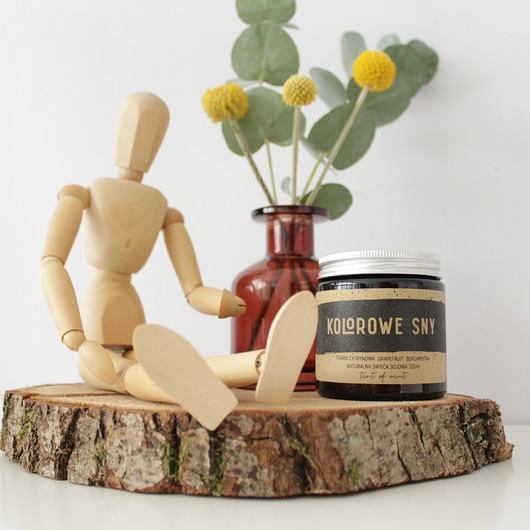 świece zapachowe Naturalna świeca sojowa Kolorowe Sny 120ml