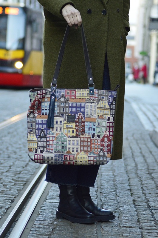 torby na ramię Shopper Kamieniczki