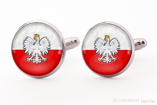 Polska - spinki do mankietów - 0946 EgginEgg Men