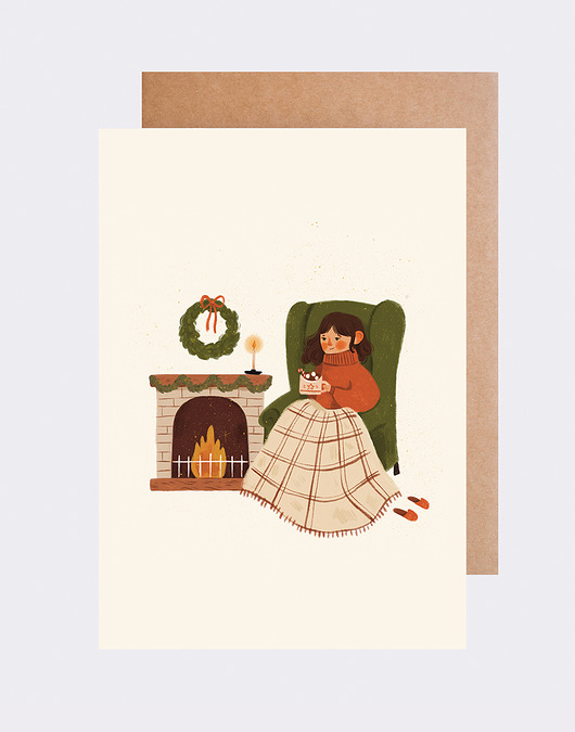 kartki świąteczne Kartka świąteczna - Warm wishes