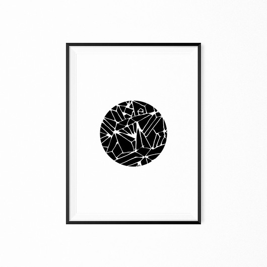 Plakat skandynawski geometryczny myscandi