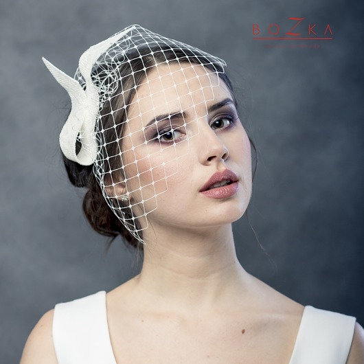 Fascynator- zamówienie w różu BOZKA Luxury Handmade