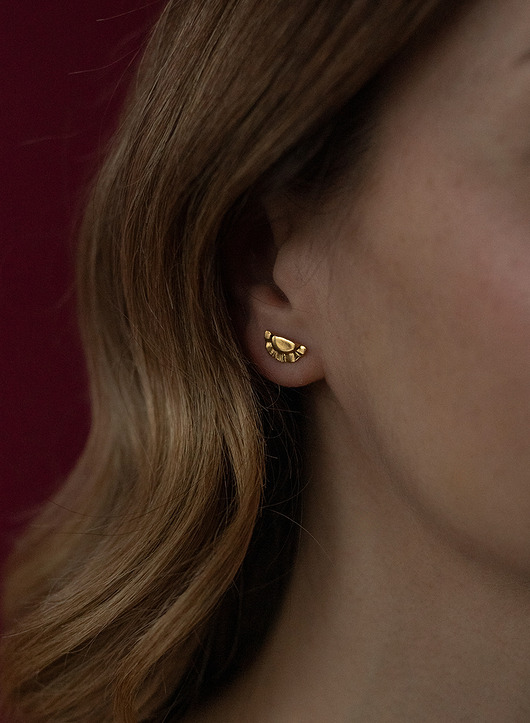 kolczyki pozłacane Kolczyki pozłacane Pierogi