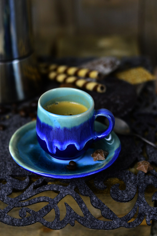 Filiżanka espresso 100 ml ze spodkiem  ArtMika design