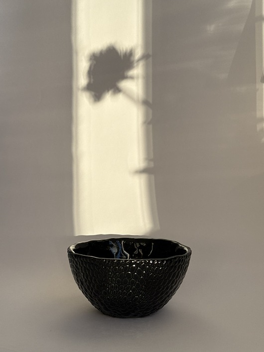 miski i misy Ceramiczna miseczka na owsiankę czarna