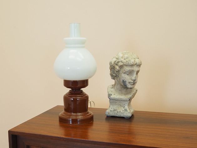lampy stołowe Lampka ceramiczna, polski design, 1977r., produkcja: DZPE POLAM Mysłakowice
