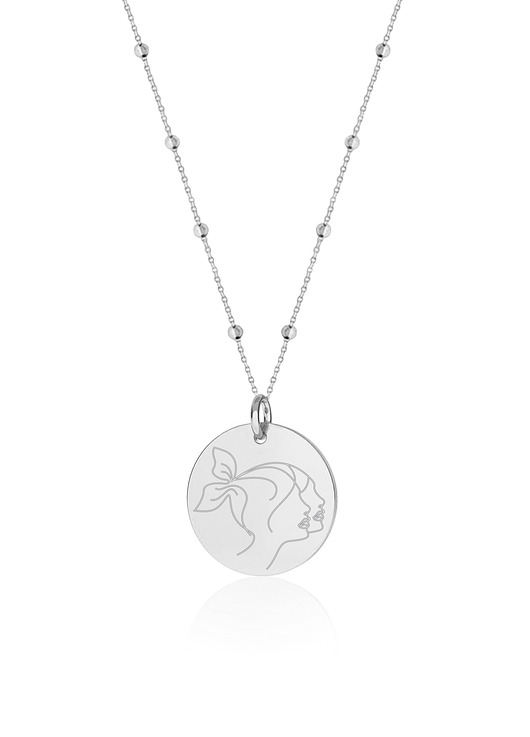 srebrne naszyjniki Naszyjnik znak zodiaku - RYBY