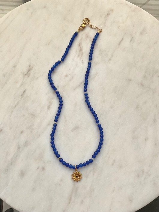 chokery Chabrowy naszyjnik z kamieni