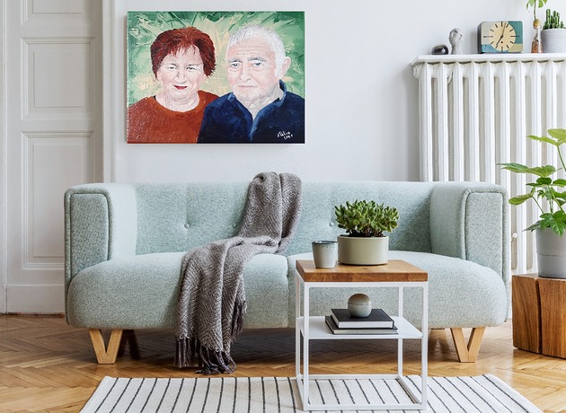obrazy Malarstwo akrylowe na płótnie, portret