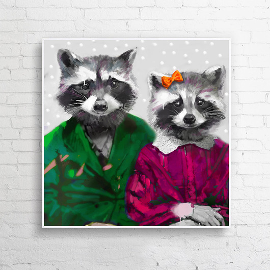 obrazy i plakaty do pokoju dziecięcego Obraz na płótnie "Ekler i Beza"