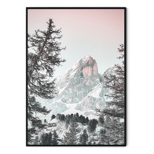 Plakat skandynawski Zimowy krajobraz no. 1  myscandi