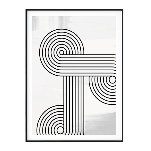 Plakat abstrakcyjny Japandi no. 37 myscandi