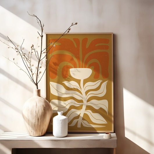 plakaty Plakat boho na ścianę Minimalistyczny Plakat nowoczesny do salonu