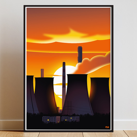 plakaty Plakat Elektrownia Łaziska