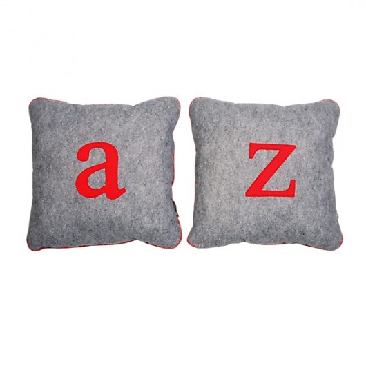 &quot;a&quot; i &quot;z&quot; - komplet 2 poduszek Lilyshop