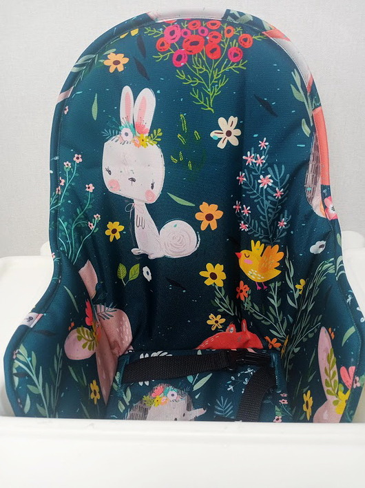 poduszki do pokoju dziecka Wkładka do krzesełka Ikea Antilop-jeżyki, króliki i ptaszki