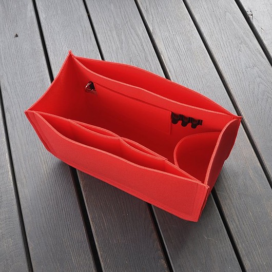 torby XXL Organizer do torebki XXL - czerwony filc