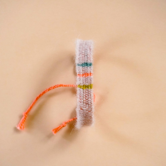 bransoletki - inne Bransoletka ręcznie tkana, kreseczki