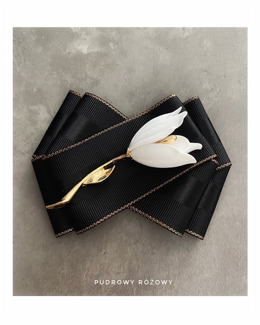 broszki Brosza  White Flower NEW
