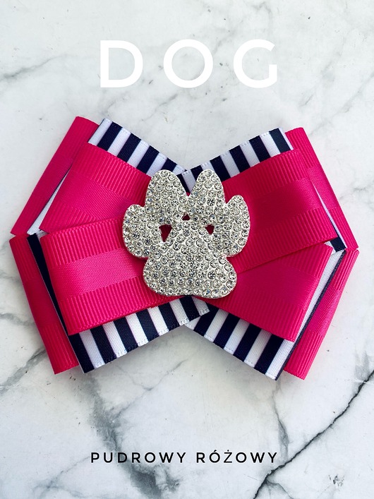 broszki Kolekcja DOG Brosza z łapką wysadzaną kryształkami New