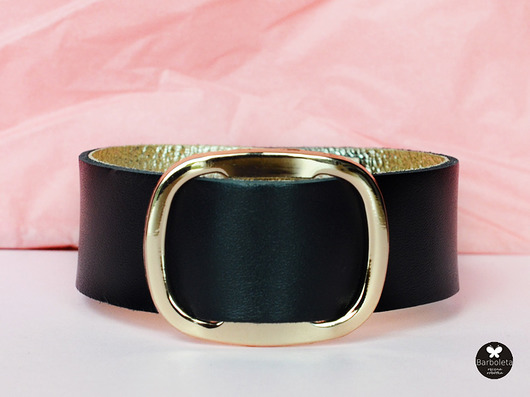 mia black & gold barboleta