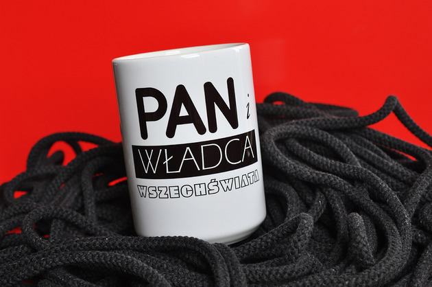 kubki Pan i władca wszechświata, kubek