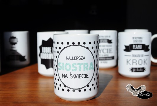 Najlepsza siostra na świecie, kubek  450ml Sowia Aleja