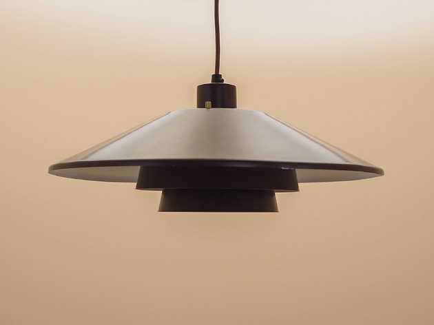 lampy wiszące Duńska lampa wisząca z warstwowym kloszem, lata 60.