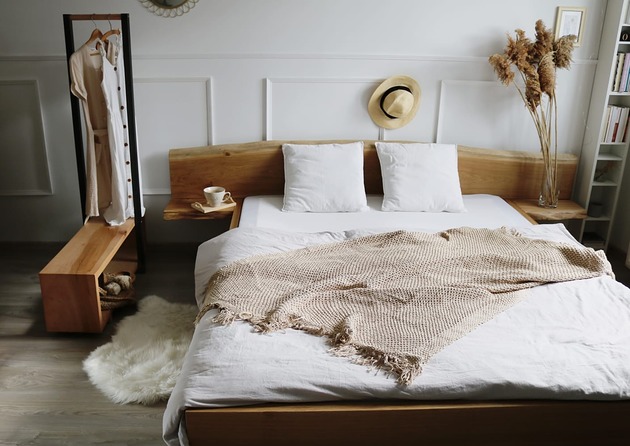 łóżka Madagascar łóżko dębowe