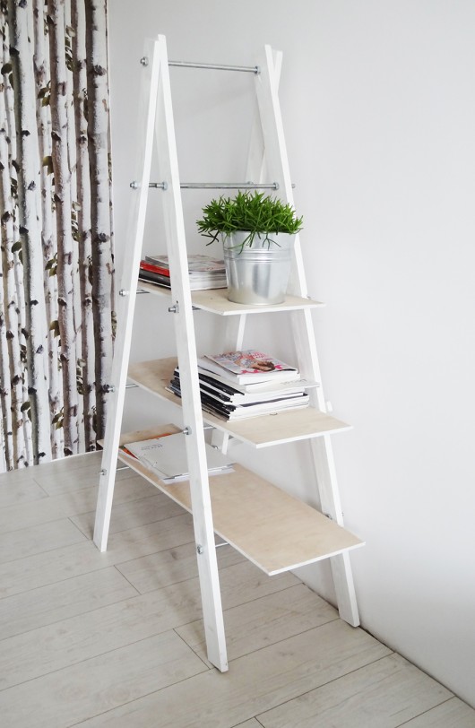 regały Regał inspirowany DRABINĄ