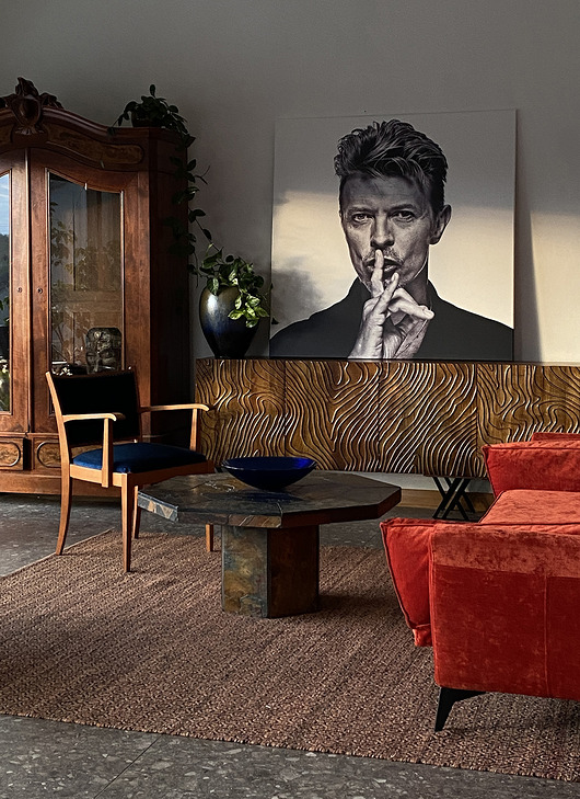 David Bowie - dekoracja ścienna Dekoracje PATKA Patrycja Kita