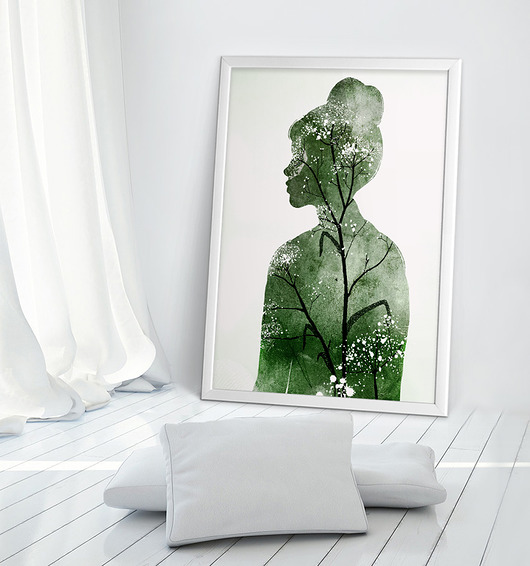 Plakat Flora 50x70 cm Anita Tomala