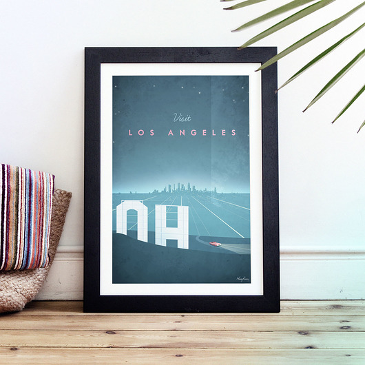 Los Angeles - vintage plakat 50x70 cm minimalmill