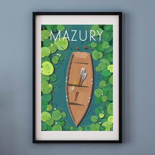 plakaty Plakat MAZURY