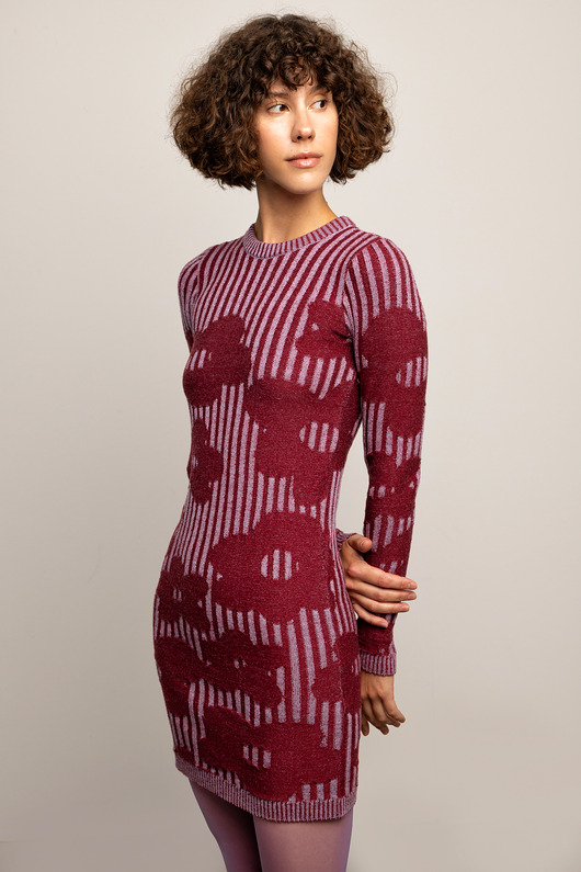 sukienki mini damskie Sukienka STRIPE FLORAL