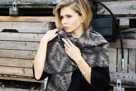 szal / ethnic gray EWE EME