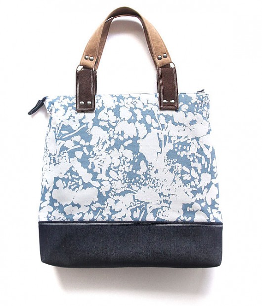 torba - jeans blue &navy blue - elfagado