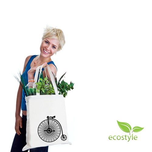 Torba bawełniana ecostyle 007 Duet design