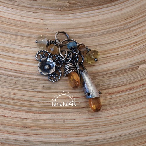 RAW SILVER- wisiorek srebrny III tanakaArt