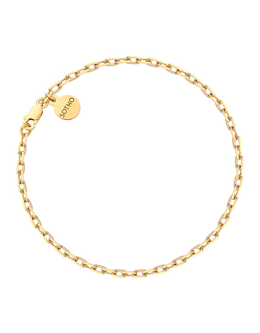 bransoletki złote Złota masywna bransoletka na nogę